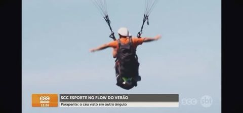Parapente Ilha da Magia no SBT